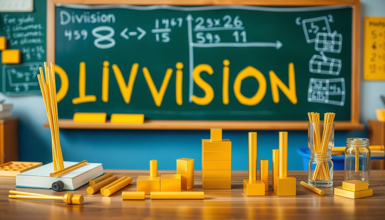 Como aprender divisão com material dourado passo a passo