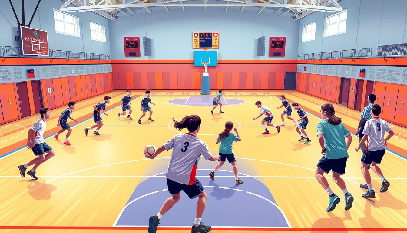 Como aprender regras do handebol escolar