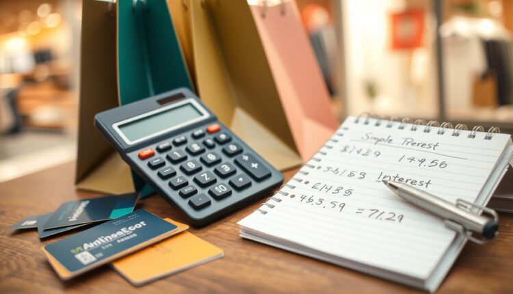 Como calcular juros simples em compras parceladas