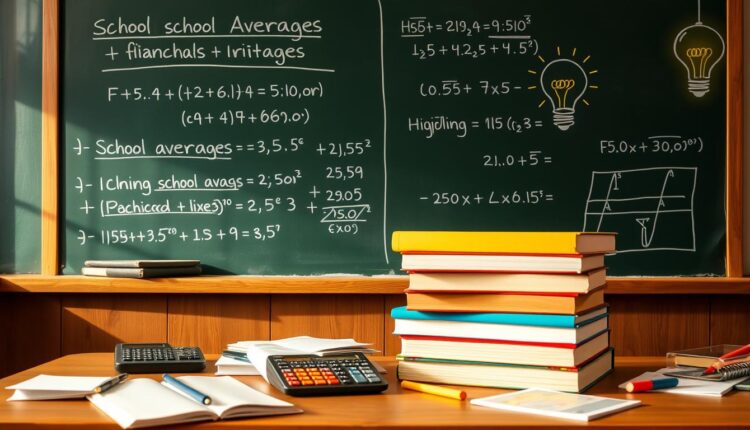 Como calcular média escolar passo a passo