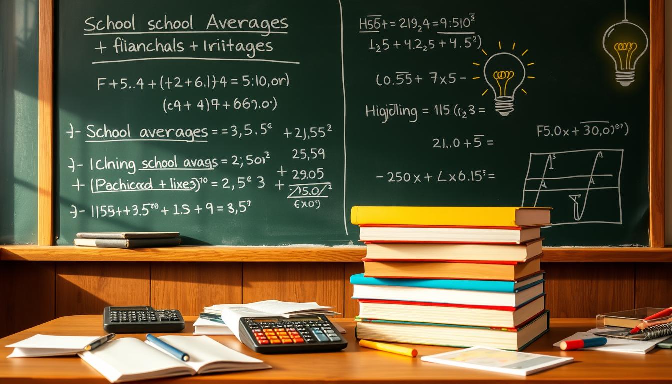Como calcular média escolar passo a passo