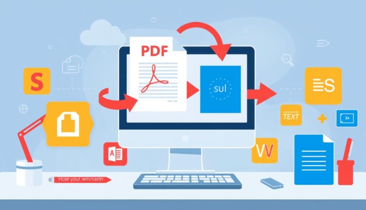 Como converter PDF para Word sem perder formatação online