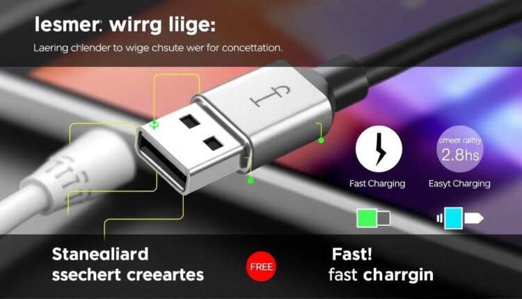 Como descobrir se o cabo USB é de carregamento rápido