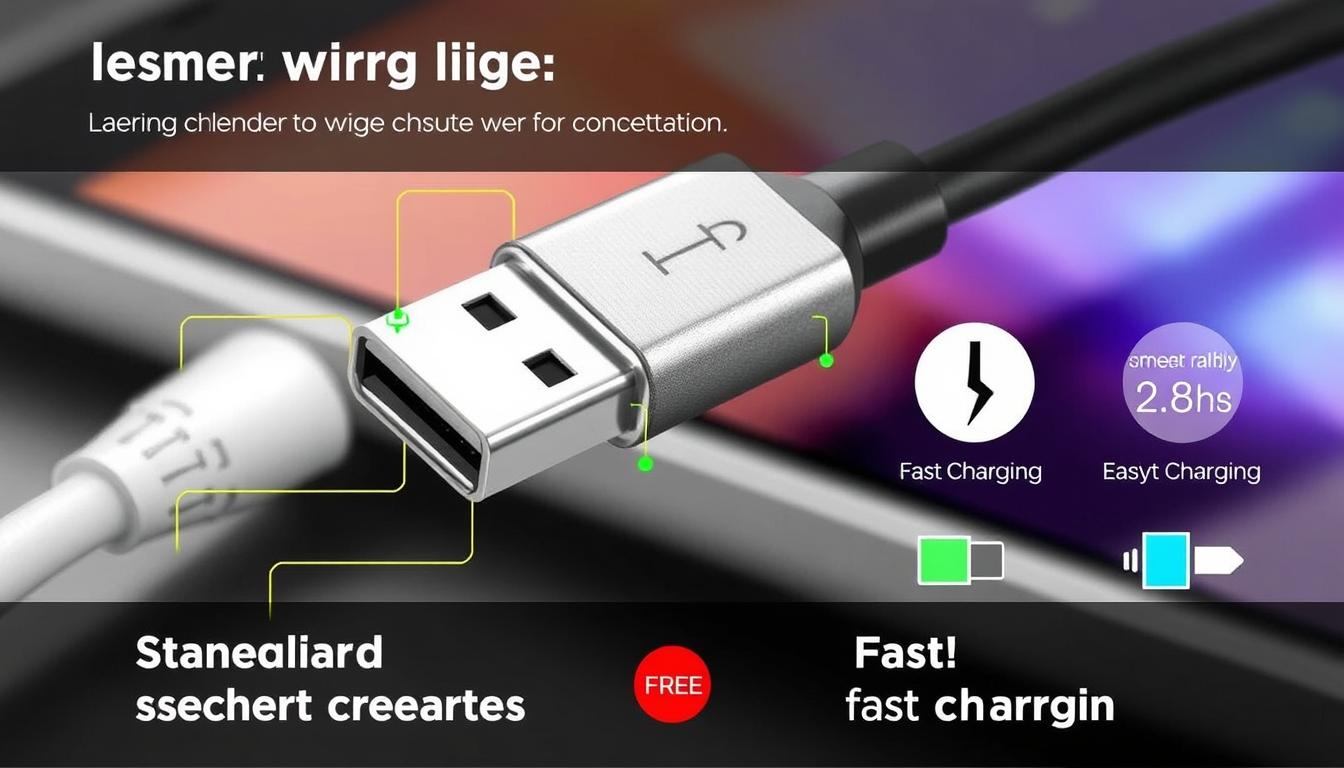 Como descobrir se o cabo USB é de carregamento rápido