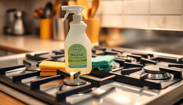 Como desengordurar fogão a gás com detergente neutro