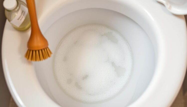 Como desentupir o vaso sanitário com bicarbonato e vinagre