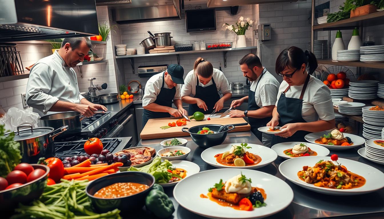 Como é a rotina de um chef de cozinha