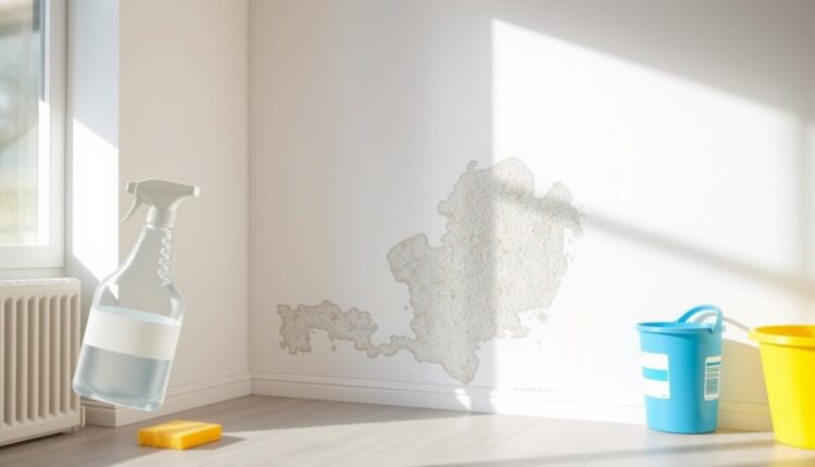 Como eliminar mofo de parede com água sanitária