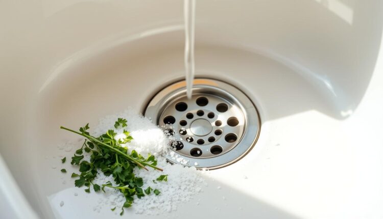 Como eliminar odor do ralo da pia com sal