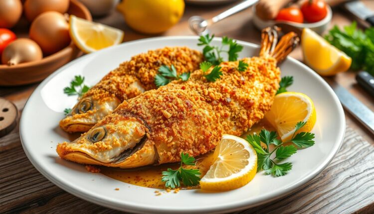 Como empanar peixe crocante no forno sem ovo