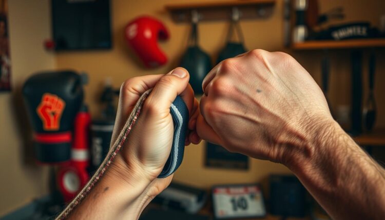 Como enfaixar as mãos para boxe em casa