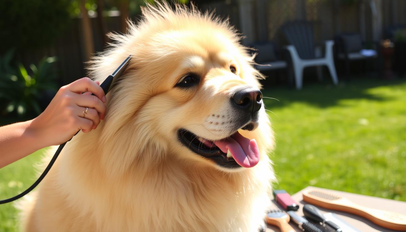 Como escovar pelos de cachorro de porte grande