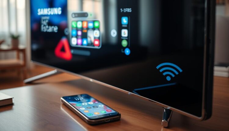 Como espelhar o celular na TV Samsung via Wi-Fi