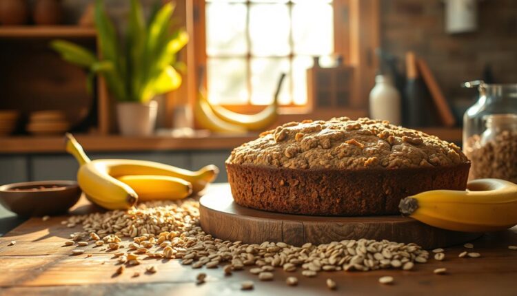 Como fazer bolo de banana sem açúcar com aveia