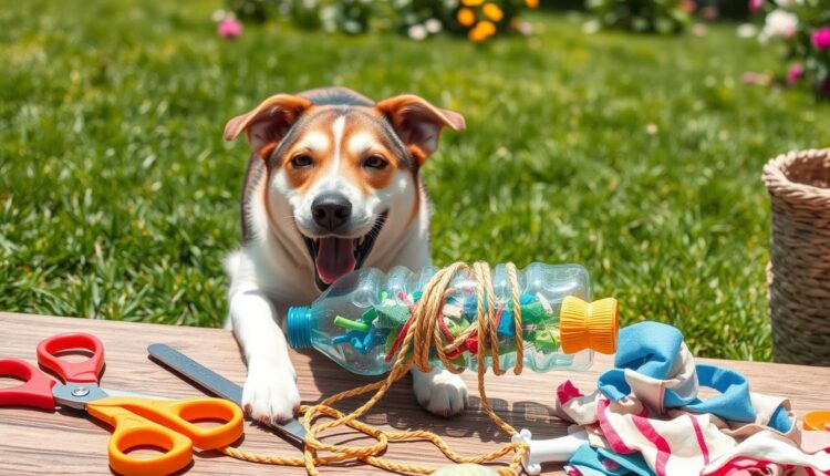 Como fazer brinquedo caseiro para cachorro com garrafa PET