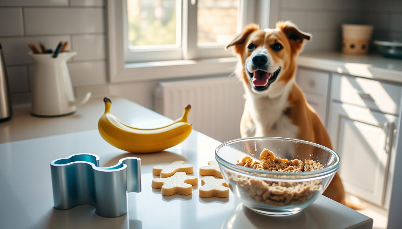 Como fazer petisco natural de banana para cachorro