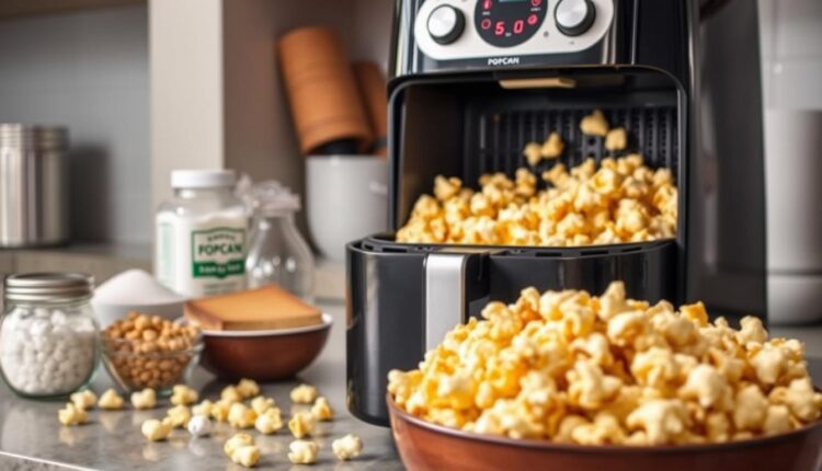 Como fazer pipoca doce caramelizada na air fryer