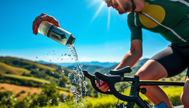 Como hidratar-se em treino de ciclismo de estrada
