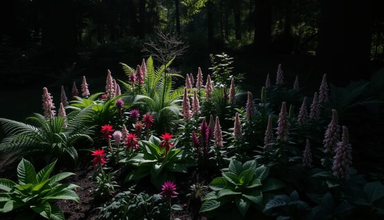 Como identificar flores que gostam de sombra profunda