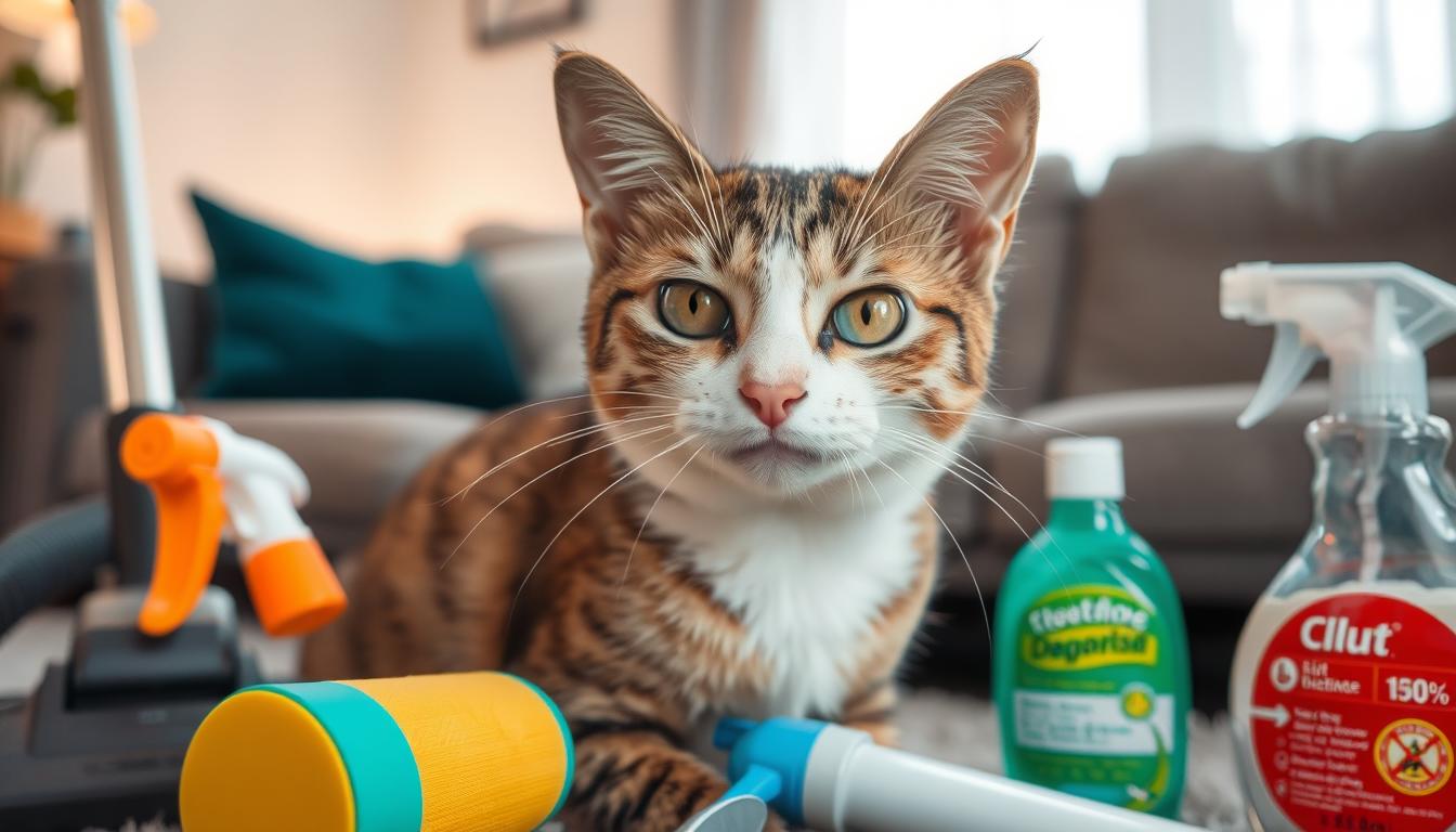 Como identificar pulgas no gato e limpar a casa