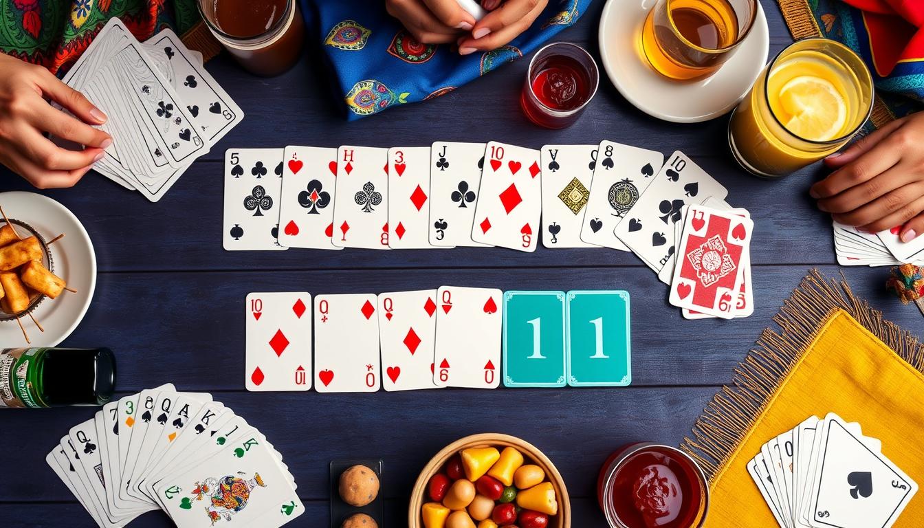 Como jogar canastra brasileira sem confundir trinca e sequência