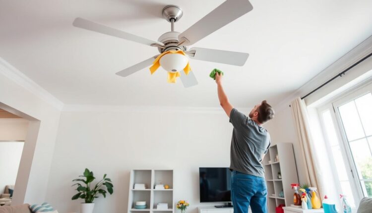 Como limpar ventilador sem desmontar as pás