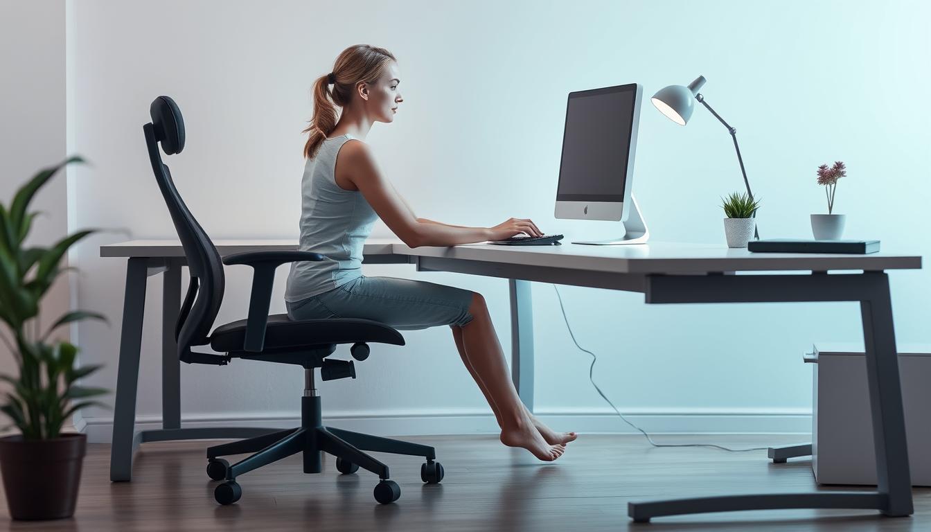 Como melhorar postura trabalhando no computador