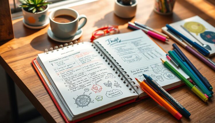 Como montar caderno de estudos organizado e bonito