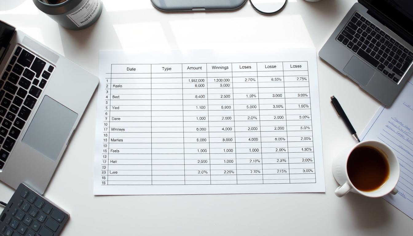 Como montar planilha simples para registrar cada aposta