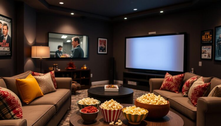 Como organizar noite de cinema em casa com pipoca gourmet