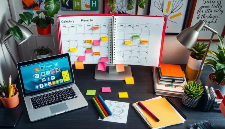 Como planejar calendário editorial para redes sociais