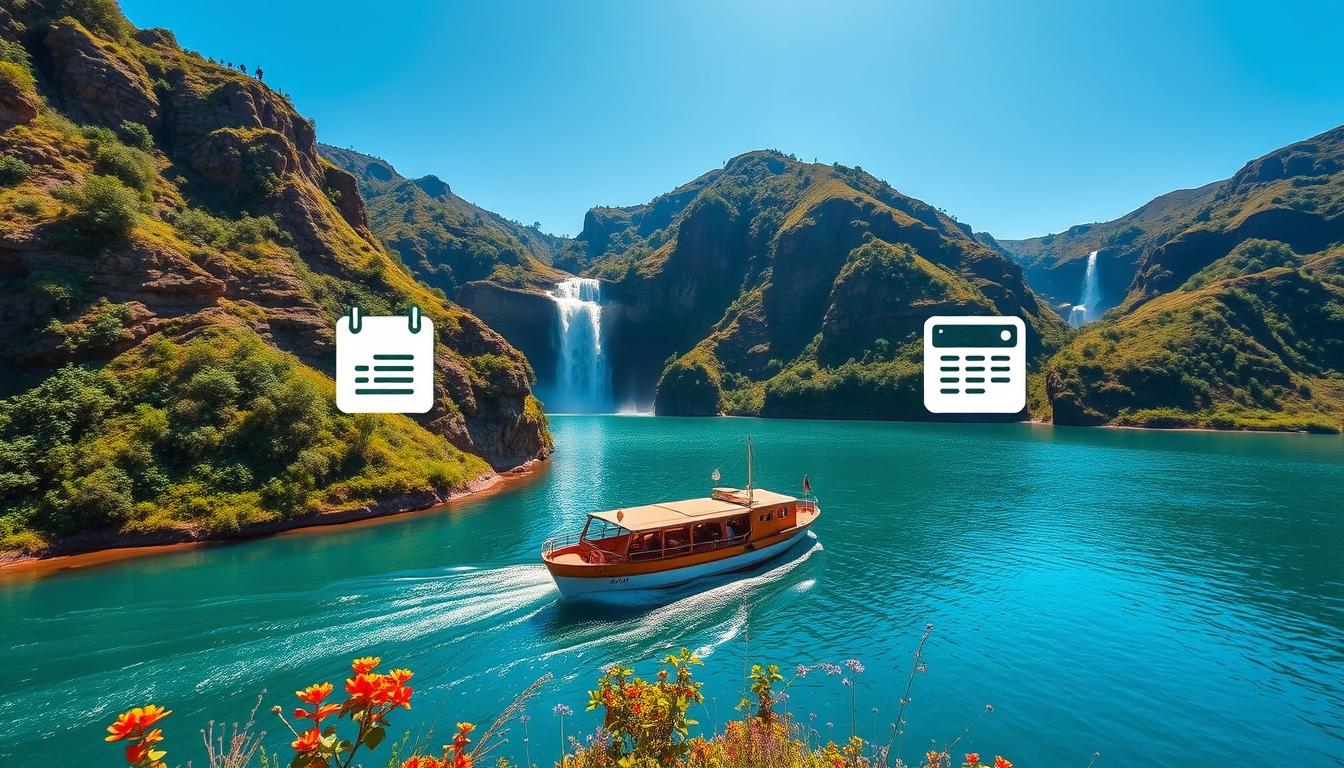 Como reservar passeio de barco em Capitólio com antecedência