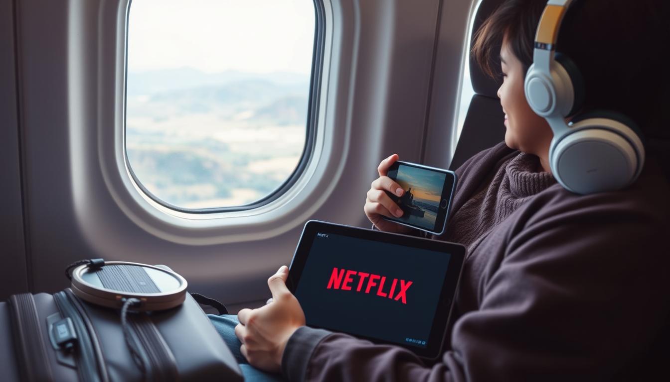 Como usar o modo download da Netflix para viajar sem internet