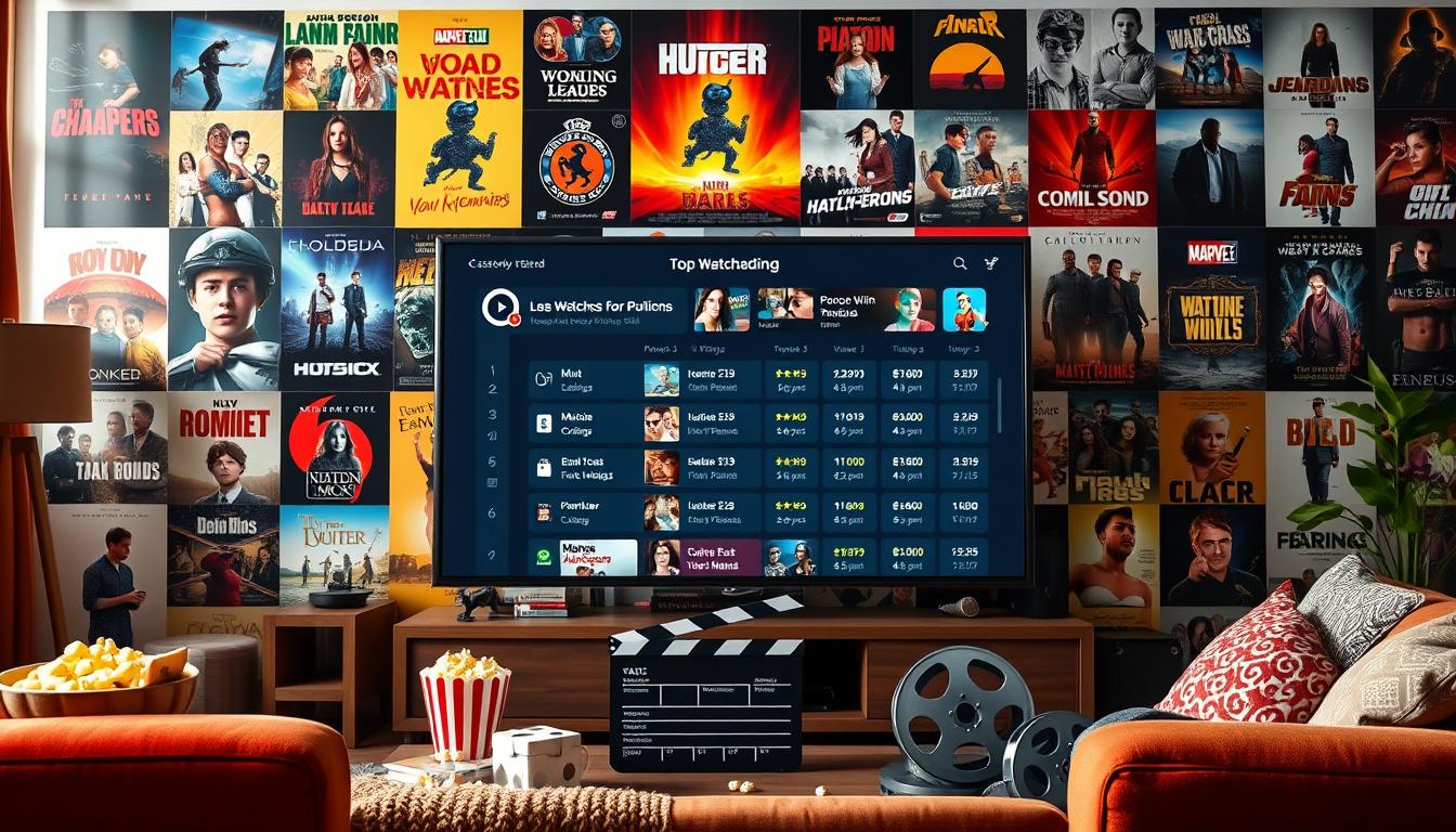 Como ver ranking de filmes mais assistidos no streaming