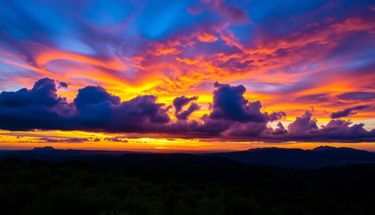 Dicas para fotografar o pôr do sol em Monte Azul MG
