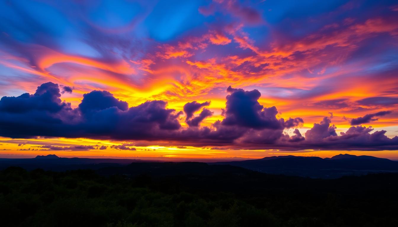 Dicas para fotografar o pôr do sol em Monte Azul MG