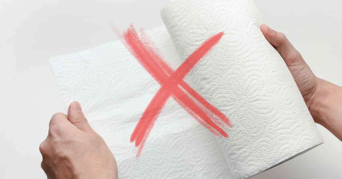 Essas 7 coisas ficam piores se você limpar com papel toalha