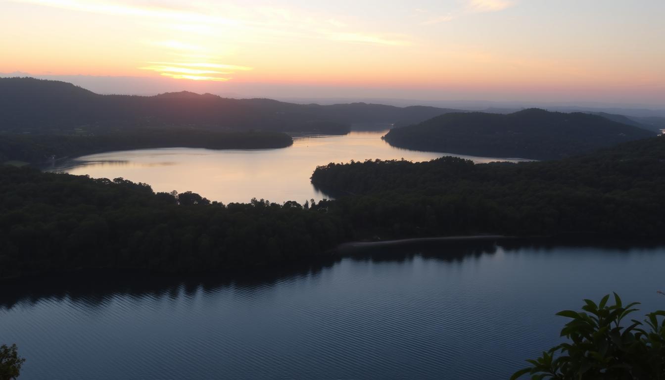 Lagoa do Bonfim Monte Azul MG: passeio tranquilo ao entardecer
