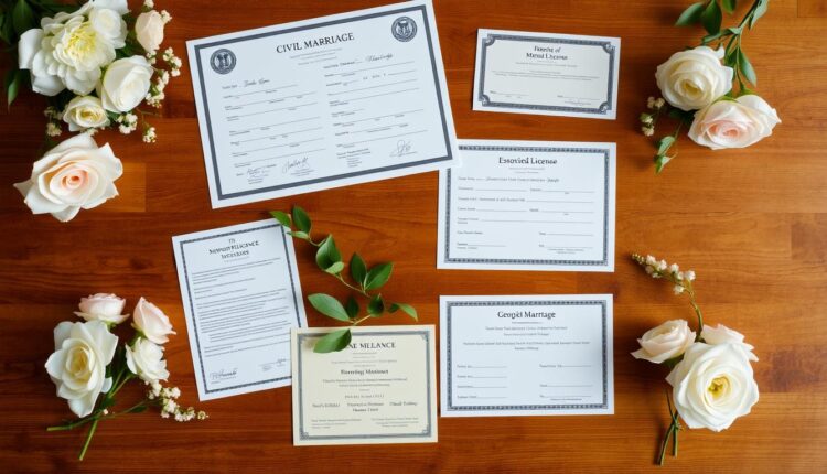 Quais documentos precisa para casar no civil